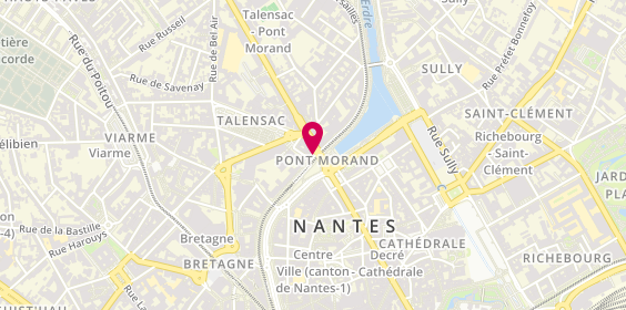 Plan de Agence Pont Morand, 1 Rue Paul Bellamy, 44000 Nantes