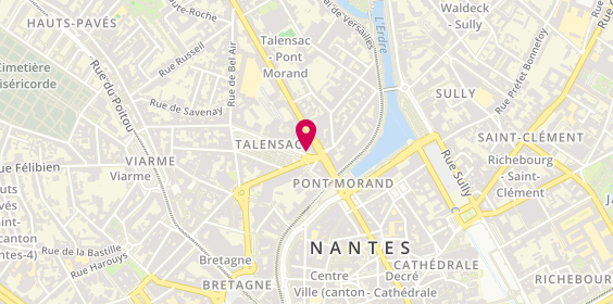 Plan de Crédit Agricole, 4 Rue Talensac, 44000 Nantes