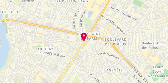 Plan de Agence Rond Point de Paris, 8 Rue Général Buat, 44000 Nantes