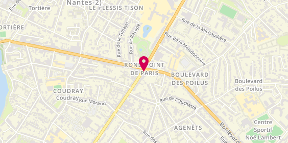 Plan de Banque Populaire Grand Ouest NANTES ROND POINT DE PARIS, 1 Rue General Buat, 44000 Nantes