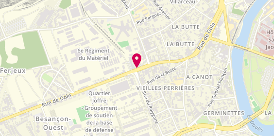 Plan de LCL Banque et assurance, 56 Rue de Dole, 25000 Besançon