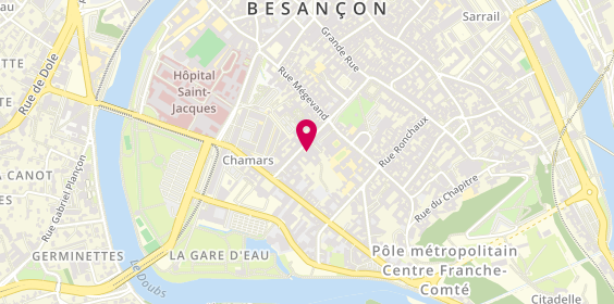 Plan de Banque de France, 19 Rue de la Préfecture, 25044 Besançon