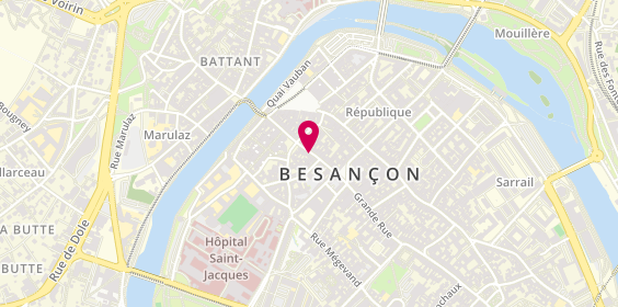 Plan de BNP, 34 Grande Rue, 25000 Besançon