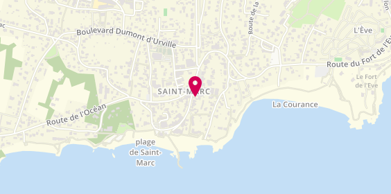 Plan de Agence de St-Marc Sur Mer, 5 Rue du Commandant Charcot, 44600 Saint Marc Sur Mer