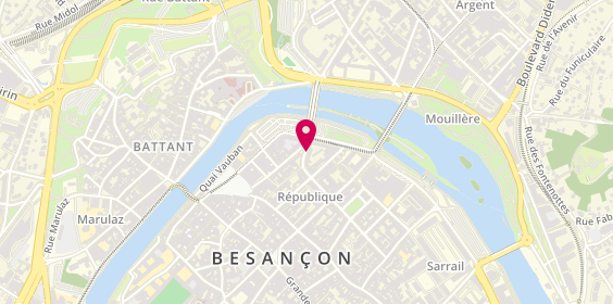 Plan de Agence Habitat Conseil, 36 Jean Baptiste Proudhon, 25000 Besançon