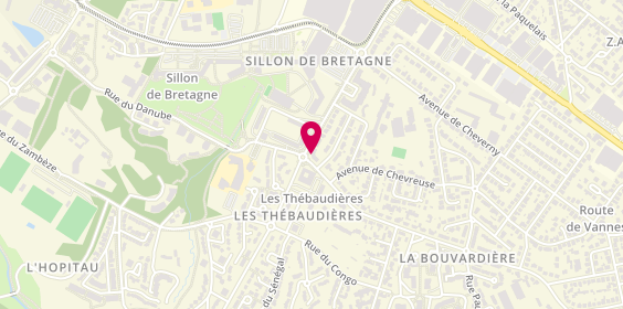 Plan de Crédit Mutuel, 45 avenue des Thébaudières, 44800 Saint-Herblain