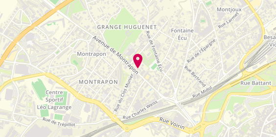 Plan de Crédit Agricole Franche-Comté - Besançon Montrapon, 22 Bis avenue de Montrapon, 25000 Besançon