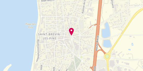 Plan de Agence Saint Brevin Les Pins, 238 avenue Raymond Poincaré, 44250 Saint-Brevin-les-Pins