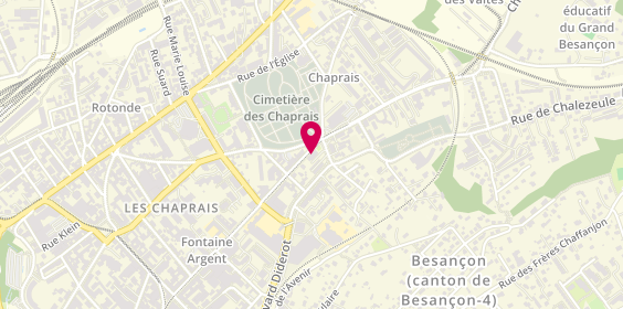 Plan de Agence Fontaine-Argent, 50 avenue Font Argent, 25000 Besançon