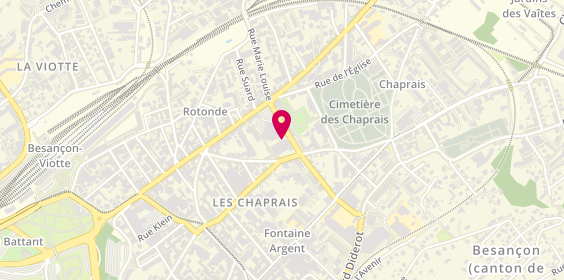 Plan de Caisse d'Epargne, 11 Bis Rue Alexis Chopard, 25000 Besançon
