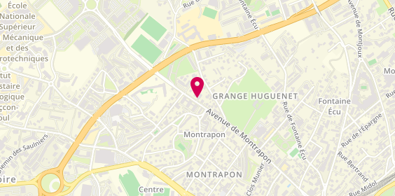 Plan de Caisse d'Epargne, 50 avenue de Montrapon, 25000 Besançon