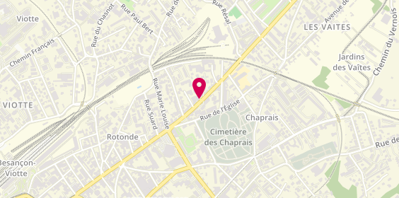 Plan de Agence Besancon Chaprais, 85 D Rue de Belfort, 25000 Besançon