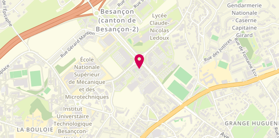 Plan de Bpbfc, Rue Alain Savary, 25000 Besançon
