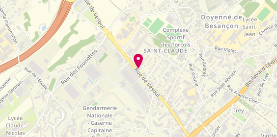 Plan de Crédit Agricole, 84 Rue de Vesoul, 25000 Besançon