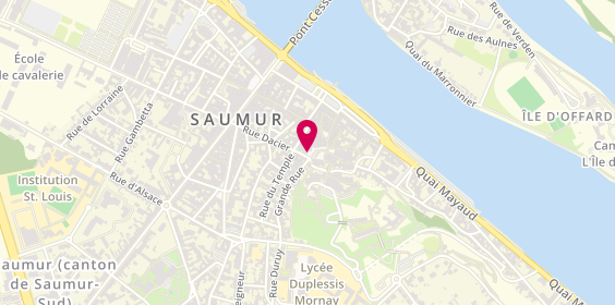 Plan de Agence de Saumur St Pierre, 36 place Saint-Pierre, 49400 Saumur