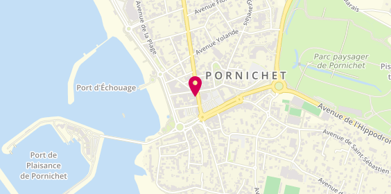 Plan de Agence de Pornichet, 154 avenue du Général de Gaulle, 44380 Pornichet