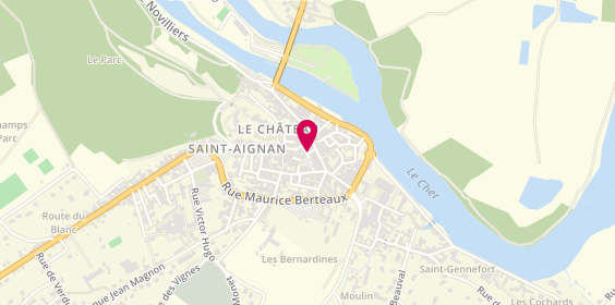 Plan de BNP Paribas - Saint Aignan Sur Cher, 10 Rue de la Paix, 41110 Saint-Aignan