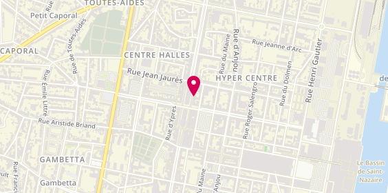 Plan de LCL Banque et assurance, 54 avenue de la République, 44600 Saint-Nazaire