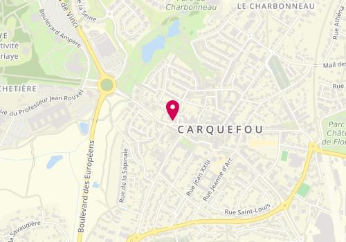 Plan de Bnp Paribas, 22 place Aristide Briand, 44470 Carquefou