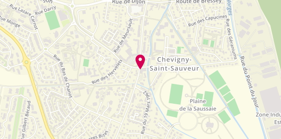 Plan de Caisse d'Epargne, 41 avenue de la République, 21800 Chevigny-Saint-Sauveur