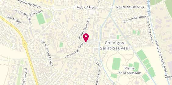 Plan de Crcam Champagne Bourgogne, 22 place de la Liberté, 21800 Chevigny-Saint-Sauveur