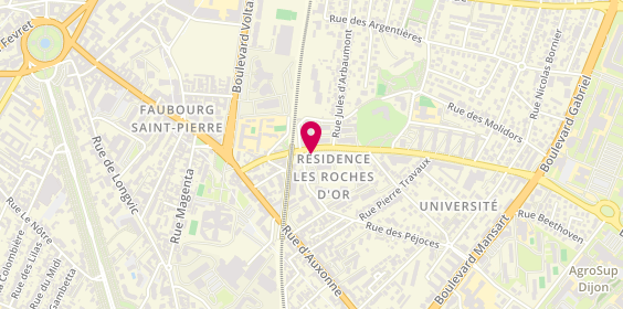 Plan de Bnp Paribas Dijon - Facultes, 12 Boulevard de l'Université, 21000 Dijon