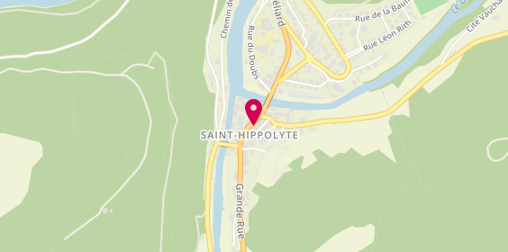 Plan de Banque Populaire, 19 Grande Rue, 25190 Saint-Hippolyte