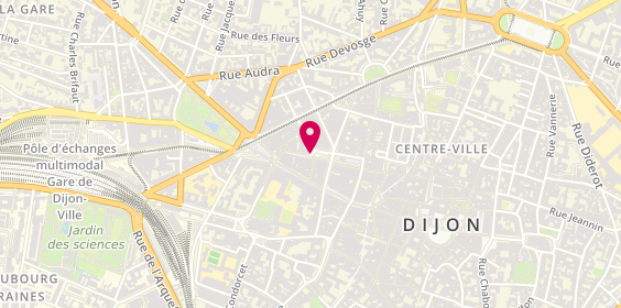 Plan de Dijon Grangier, 1 Rue de la Poste, 21000 Dijon