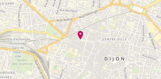 Plan de Hsbc - Succursale Dijon, 1 Rue Jean Renaud, 21000 Dijon