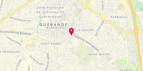 Plan de Banque Populaire Grand Ouest, 2 place du Marhallé, 44350 Guérande