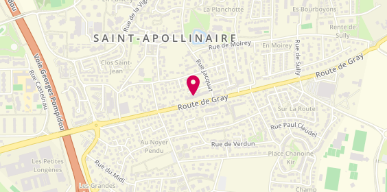 Plan de Crédit Mutuel, 605 Route de Gray, 21850 Saint-Apollinaire