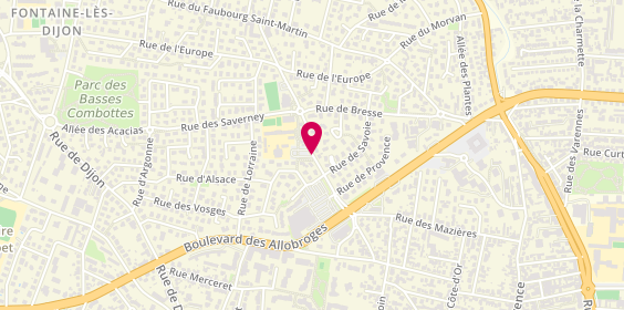 Plan de Crédit Mutuel, 37 Faubourg Saint Nicolas, 21121 Fontaine-lès-Dijon
