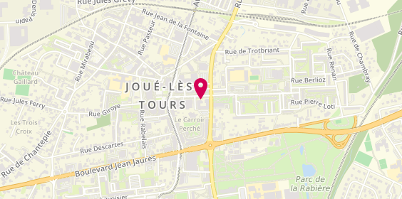 Plan de BNP, 8 avenue Victor Hugo, 37300 Joué-lès-Tours