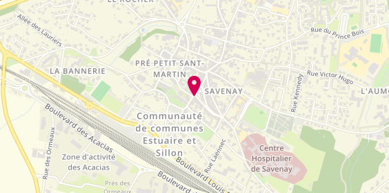 Plan de Agence de Savenay, 24 place de l'Hôtel de Ville, 44260 Savenay