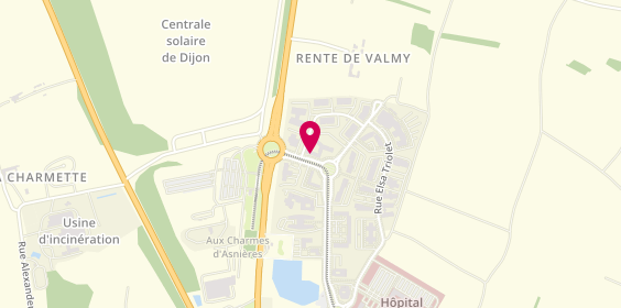Plan de Caisse d'Epargne Centre d'Affaires Cote d'Or, 52 Bis avenue Françoise Giroud, 21000 Dijon