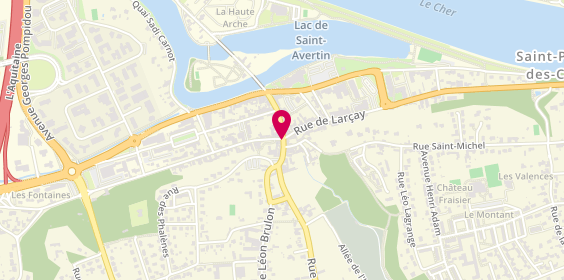Plan de Credit Agricole Saint-Avertin Centre, 1 Rue de Cormery, 37550 Saint-Avertin