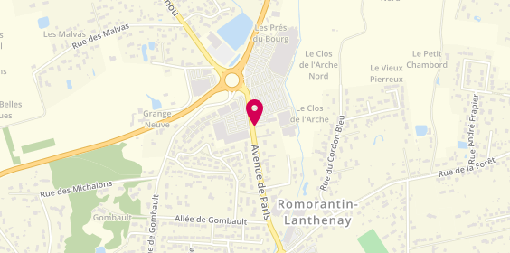 Plan de Celc >> Agence Romorantin Sologne, 65 avenue de Paris, 41200 Romorantin-Lanthenay