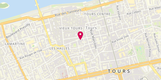 Plan de Crédit Mutuel, 72 Rue des Halles, 37000 Tours