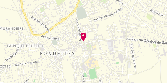 Plan de BNP, Rue du Chanoine Noël Carlotti, 37230 Fondettes