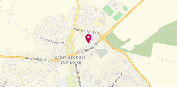 Plan de Crédit Agricole, 7 place Monprofit, 49170 Saint-Georges-sur-Loire