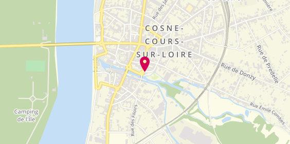Plan de BNP Paribas - Cosne Cours Sur Loire, 1 place Georges Clemenceau, 58200 Cosne-Cours-sur-Loire