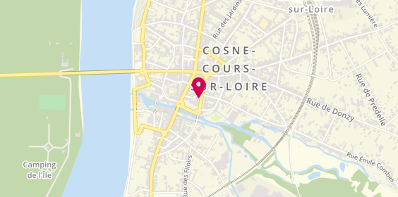 Plan de Cosne Cours Sur Loire, 9 Boulevard de la République B.P 5, 58200 Cosne-Cours-sur-Loire