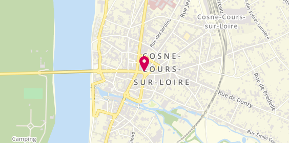 Plan de LCL Banque et assurance, 13 Rue du Commerce, 58200 Cosne-Cours-sur-Loire