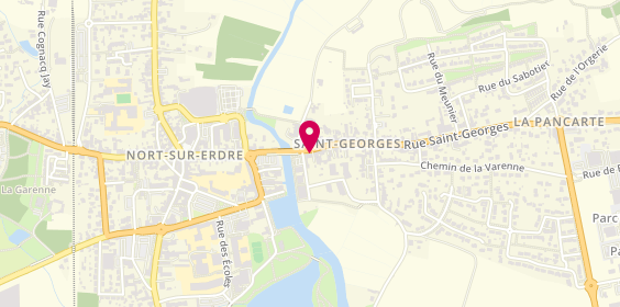 Plan de Agence de Nort Sur Erdre, 8 Rue Saint-Georges, 44390 Nort-sur-Erdre