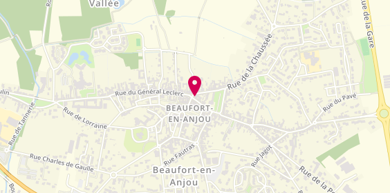 Plan de Banque Populaire Grand Ouest, 8 place Boucicault, 49250 Beaufort-en-Anjou