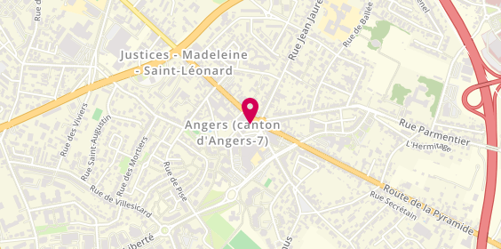 Plan de Crédit Agricole Angers Les Justices - Banque Assurance, 6 place des Justices, 49000 Angers