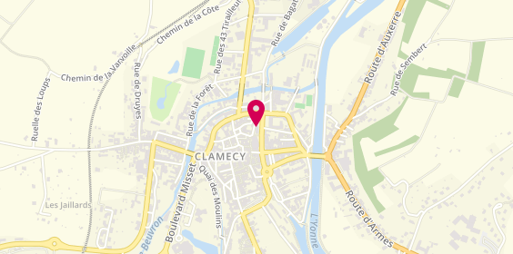 Plan de Clamecy, 17 avenue de la République, 58500 Clamecy