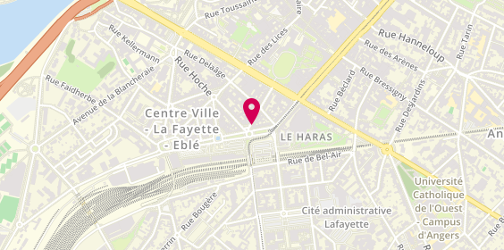 Plan de CIC Banque Privée, 21 Rue de la Préfecture, 49100 Angers