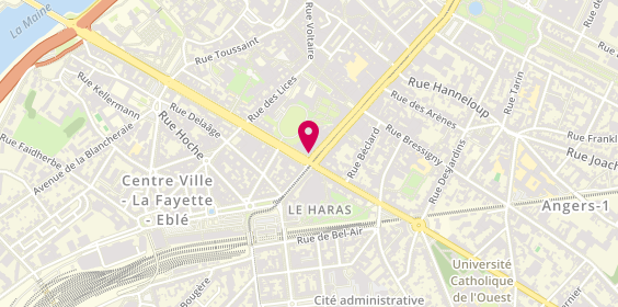 Plan de HSBC-Succursale Angers, 74 Boulevard du Maréchal Foch, 49100 Angers