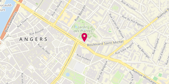 Plan de BNP, 23-27 Boulevard Saint-Michel, 49000 Angers